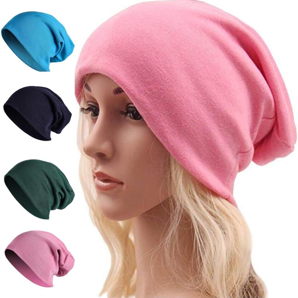 💕Stylish Thin Soft Stretch Knit Slouchy Beanie💕 (Pack of 8)